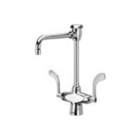 ZURN Zurn Double Lab Faucet with 6" Vacuum Breaker Spout and 4" Wrist Blade Handles - Lead Free Z826U4-XL****